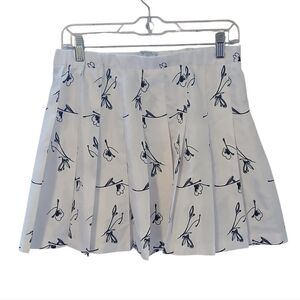 Prince White and Black Floral Athletic Skirt Size 12